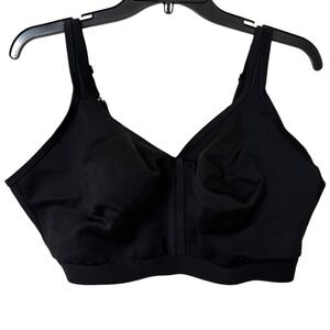 Soma Embraceable Wireless Unlined Bra 42G Black Full Coverage Comfort Fit
